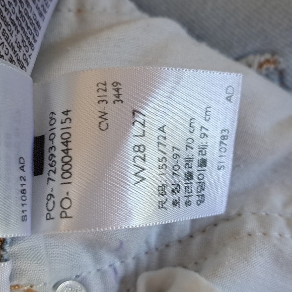 Levi's Womens Ribcage Straight Ankle Light Wash Stretch High-Rise Jeans S-28 - Picture 8 of 9